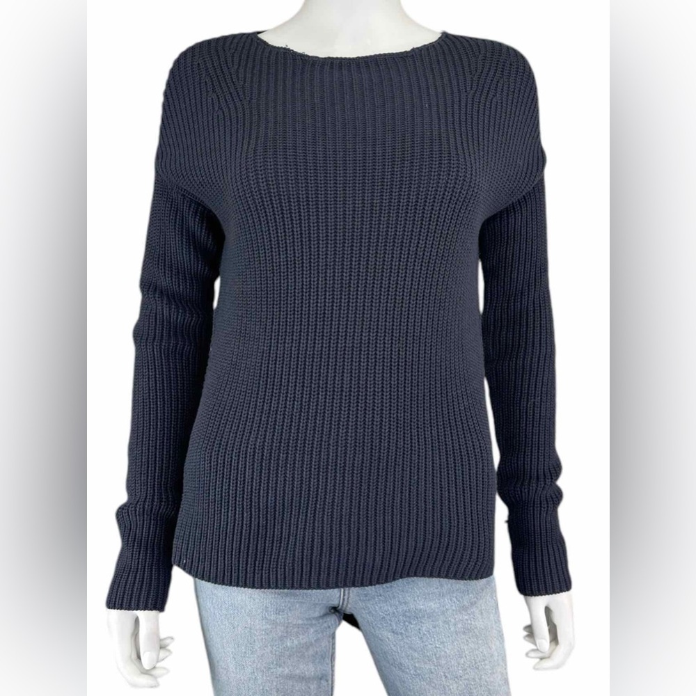 ACROBAT NWT Navy 100% Cotton Sweater Size S